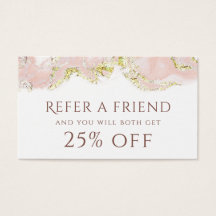 tarjeta de referencia de diseño de mármol rosa