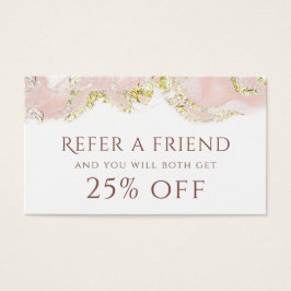 tarjeta de referencia de diseño de mármol rosa