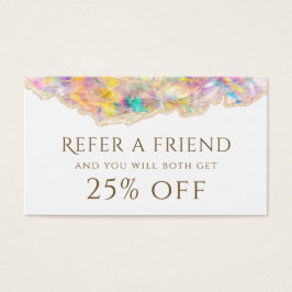 Tarjeta de referencia de diseño óptico