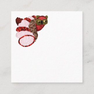 Tarjeta de referencia de Owl Square