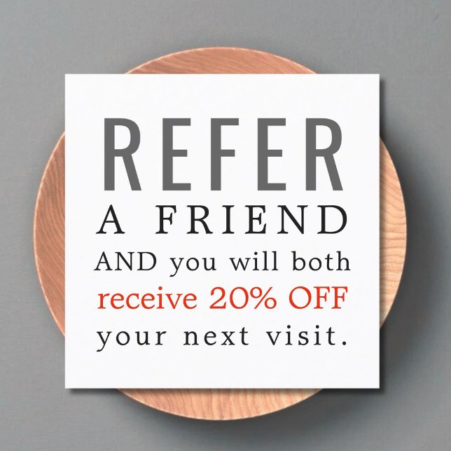 Tarjeta de referencia de salón de belleza limpia y (Subido por el creador)