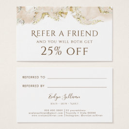 tarjeta de referencia de tinta beige