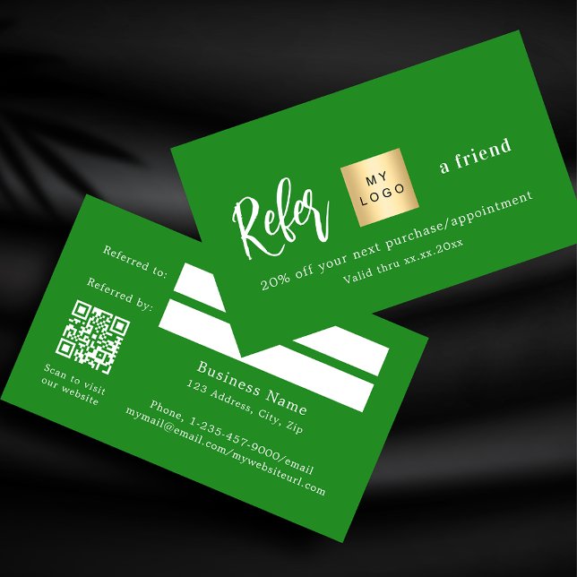 Tarjeta de referencia del logotipo de negocios del (Subido por el creador)