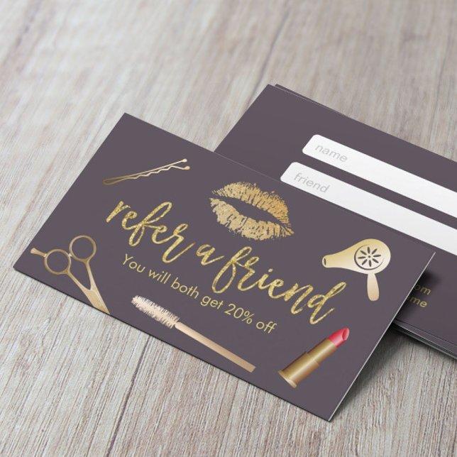 Tarjeta de referencia | Moderno Salón De Belleza P (Subido por el creador)