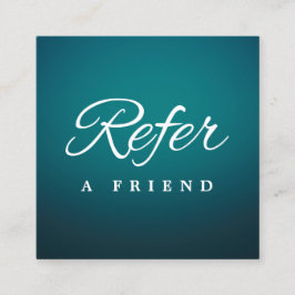 Tarjeta de referencia profesional minimalista