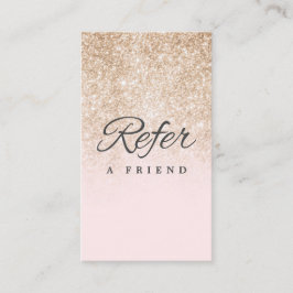 Tarjeta de referencia profesional minimalista