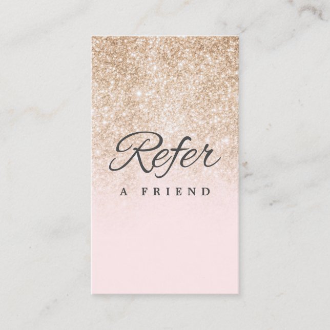 Tarjeta de referencia profesional minimalista (Anverso)