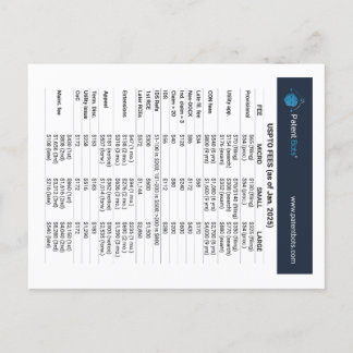 Tarjeta de referencia rápida USPTO