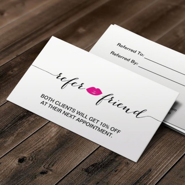Tarjeta de referencia Salón de belleza de labios r (Subido por el creador)
