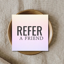 Tarjeta de referencia simple elegante para pastas 