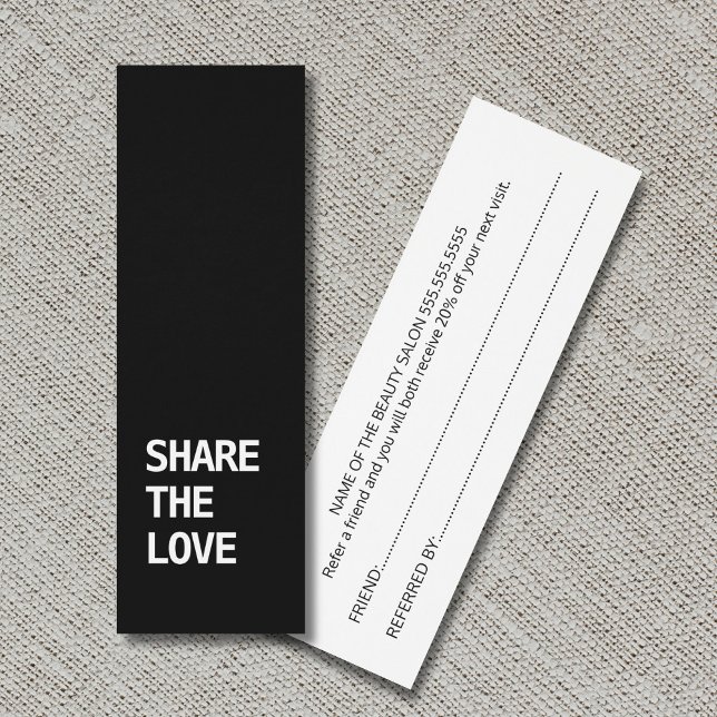 Tarjeta de Referencia Simple y Elegante en Blanco  (Subido por el creador)