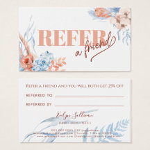 Tarjeta de referencia tropical azul y de color azu