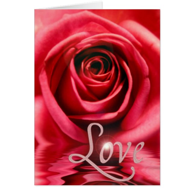 Tarjeta de reflexión de amor (Frente)