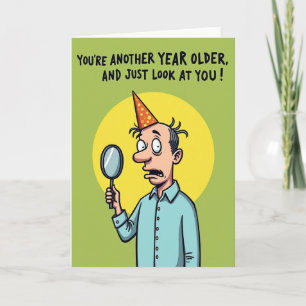 Tarjeta de reflexión de cumpleaños con jadeo