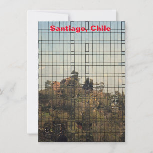 Tarjeta de reflexión Santiago, Chile