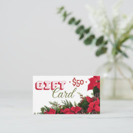 Tarjeta de regalo $50 navidades