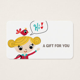 Tarjeta de regalo, Certificado, D9-052115