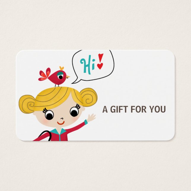 Tarjeta de regalo, Certificado, D9-052115 (Frente)