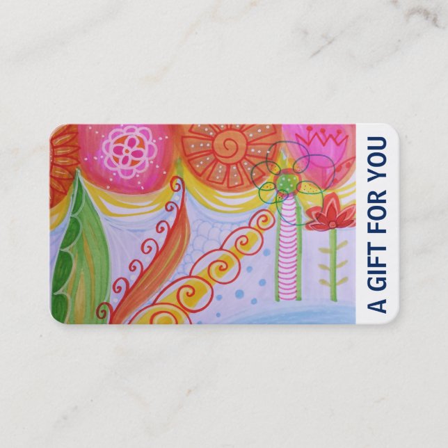 Tarjeta de regalo, Certificado de regalo, D4-05211 (Anverso)