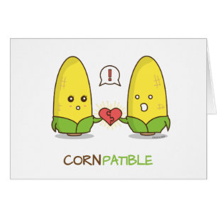 Tarjeta de regalo compatible linda de los pares