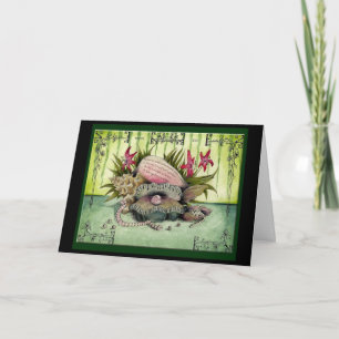 Tarjeta de regalo de aniversario de bodas de perla