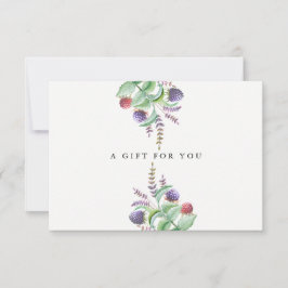 Tarjeta de regalo de Aromaterapeuta Orgánica de Sp