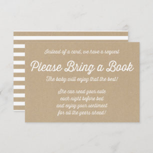 Tarjeta de regalo de Baby Shower rústica vintage