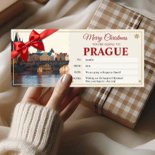 Tarjeta de regalo de billete de viaje a Praga Navi