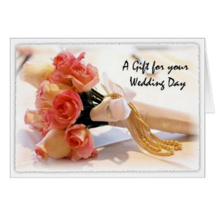 Tarjeta de regalo de boda