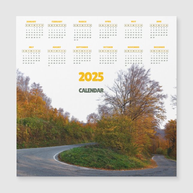 Tarjeta de regalo de calendarios de fotos 2025 (Anverso)