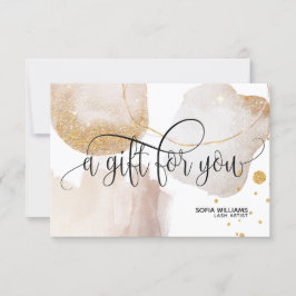 Tarjeta de regalo de certificado abstracta moderna