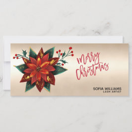 Tarjeta de regalo de certificado de Navidades mode