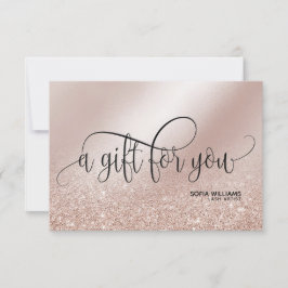 Tarjeta de regalo de certificado de oro simple y m