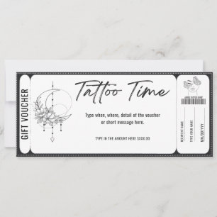 Tarjeta de regalo de certificado de regalo de tatu