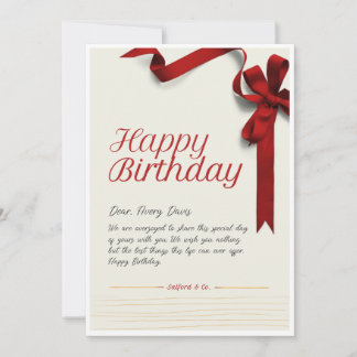 Tarjeta de regalo de cumpleaños
