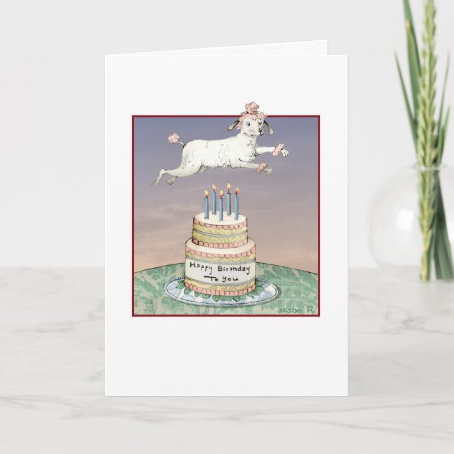 Tarjeta de regalo de cumpleaños feliz (Anverso)