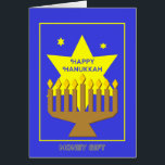 Tarjeta de regalo de dinero Hannukkah<br><div class="desc">Tarjeta de regalo de dinero Menorah.</div>