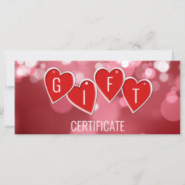Tarjeta de regalo de el día de San Valentín Love R