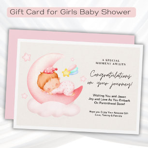 Tarjeta de regalo de felicitaciones de Baby Shower