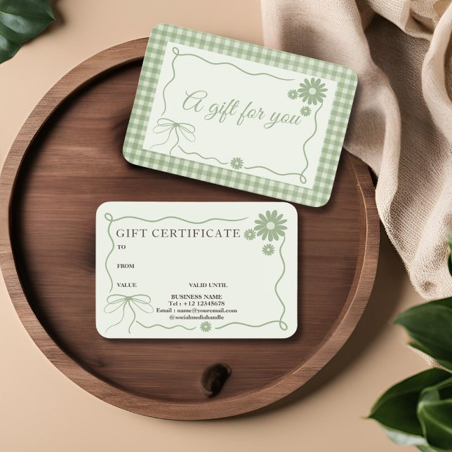 Tarjeta de regalo de flor de cinta de plástico ver (Subido por el creador)