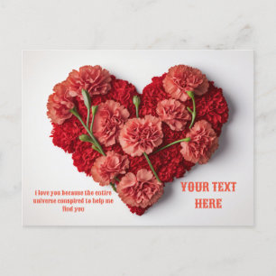 Tarjeta de regalo de flor floreciente para ella