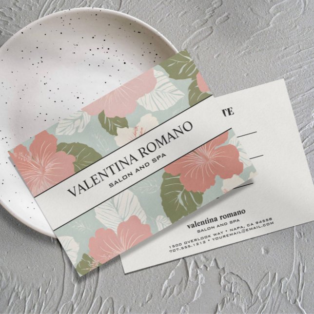 TARJETA DE REGALO DE FLORES DE HIBISCO BOTÁNICO TR (Subido por el creador)