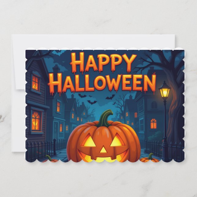Tarjeta de regalo de Halloween (Reverso)