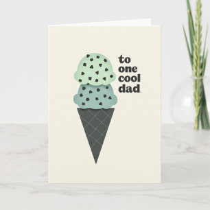 Tarjeta de regalo de helado Cool Dad