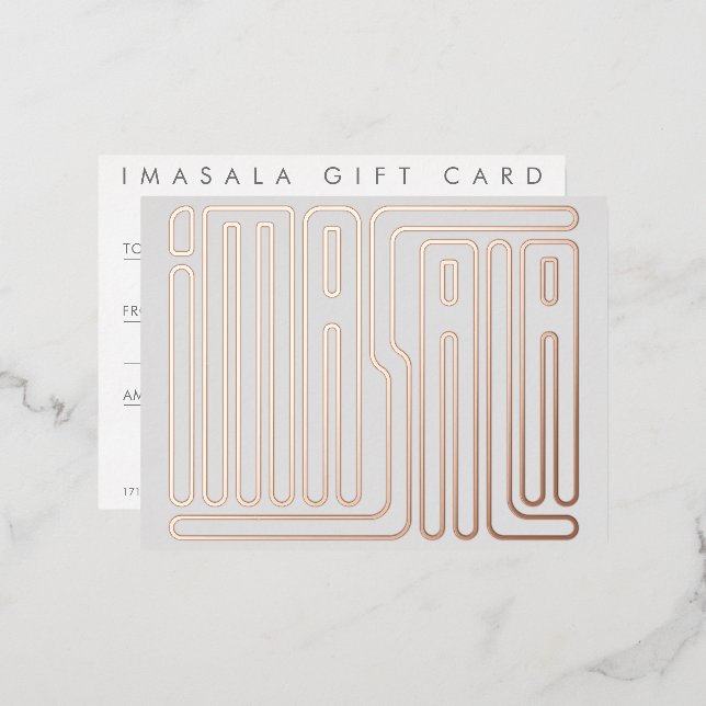 Tarjeta de regalo de Imasala (Anverso/Reverso)