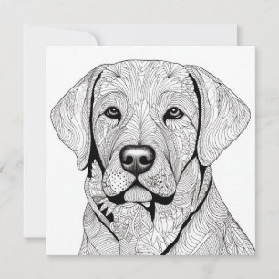 Tarjeta de regalo de Labrador Retriever