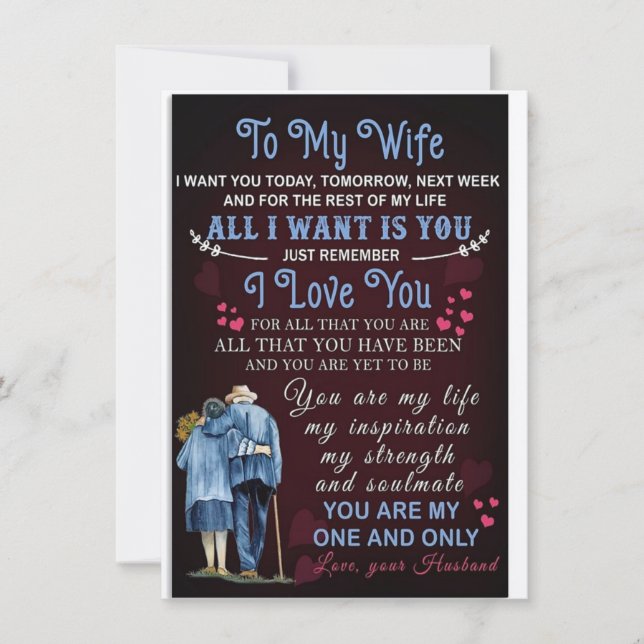 tarjeta de regalo de marido .zazzle.tarjeta de nav (Anverso)