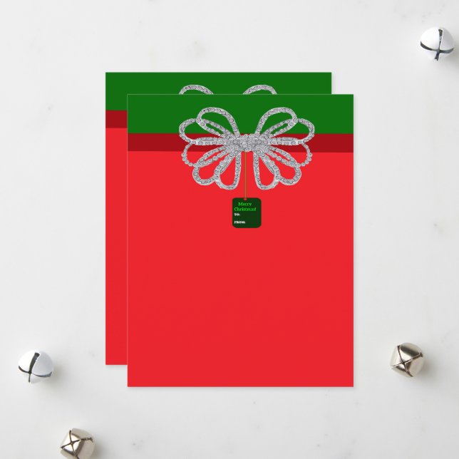 Tarjeta de regalo de Navidad (Anverso/Reverso In Situ)
