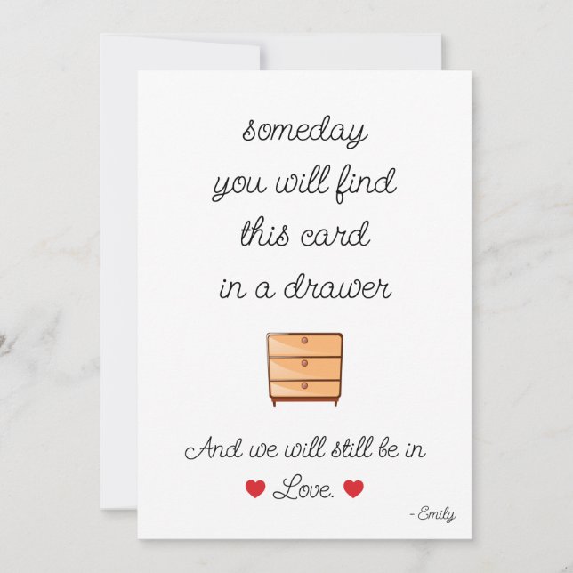 Tarjeta de regalo de Navidad de aniversario para n (Anverso)