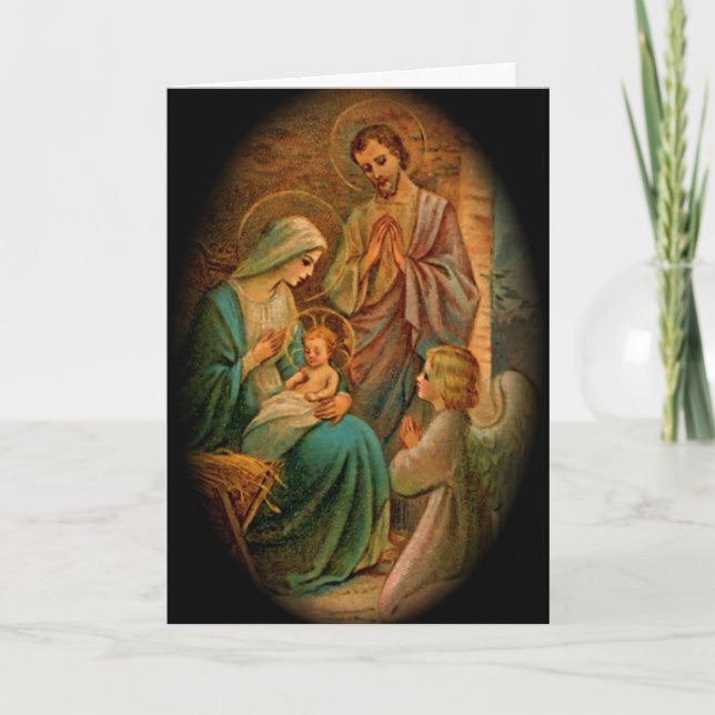 Tarjeta de regalo de Navidades de amor (en blanco, (Anverso)